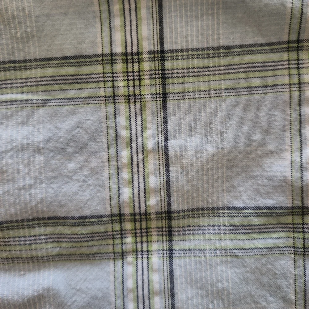 Carter’s Plaid Collared Short Sleeve Button Down Shirt - BLUE - 2T